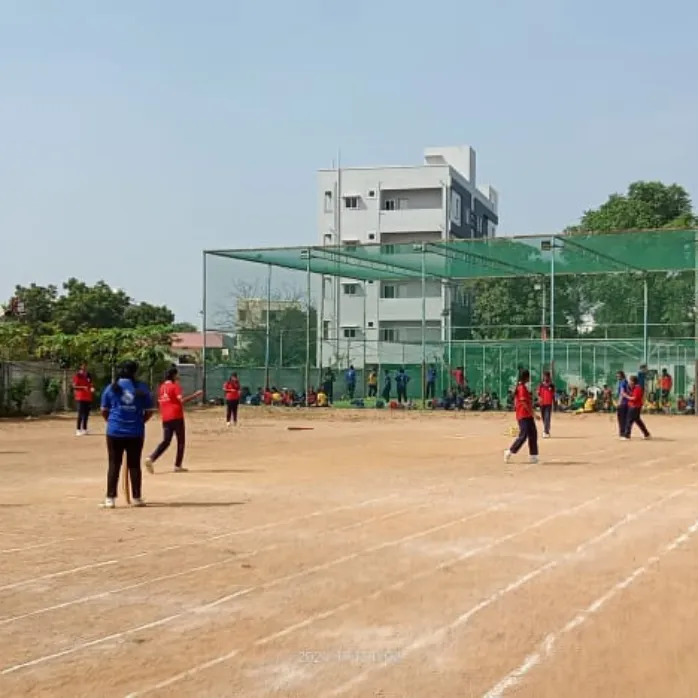 Students Playing Basketball