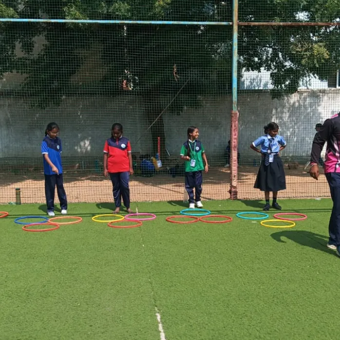 Spacious School Playground